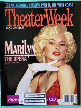 Kathryn Gamberoni Marilyn Monroe City Opera Theater Week Magazine October 4 1993